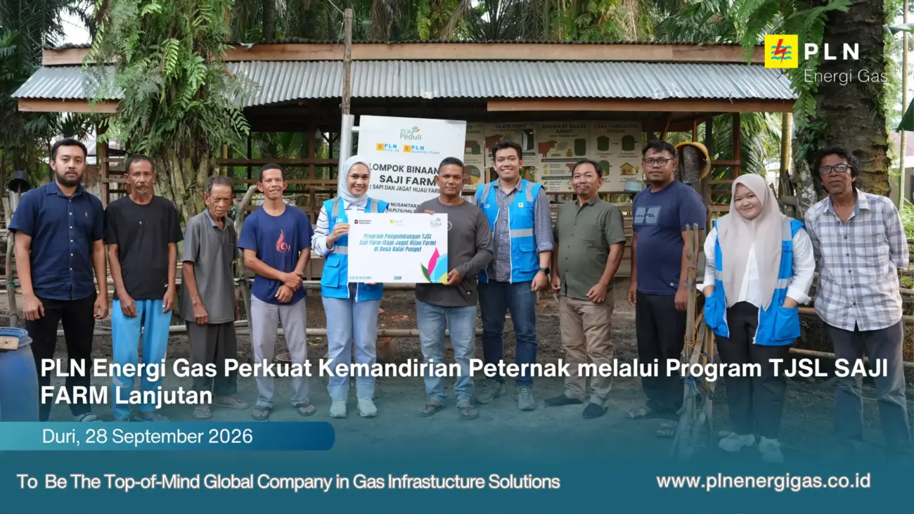 PLN Energi Gas Perkuat Kemandirian Peternak melalui Program TJSL SAJI FARM Lanjutan